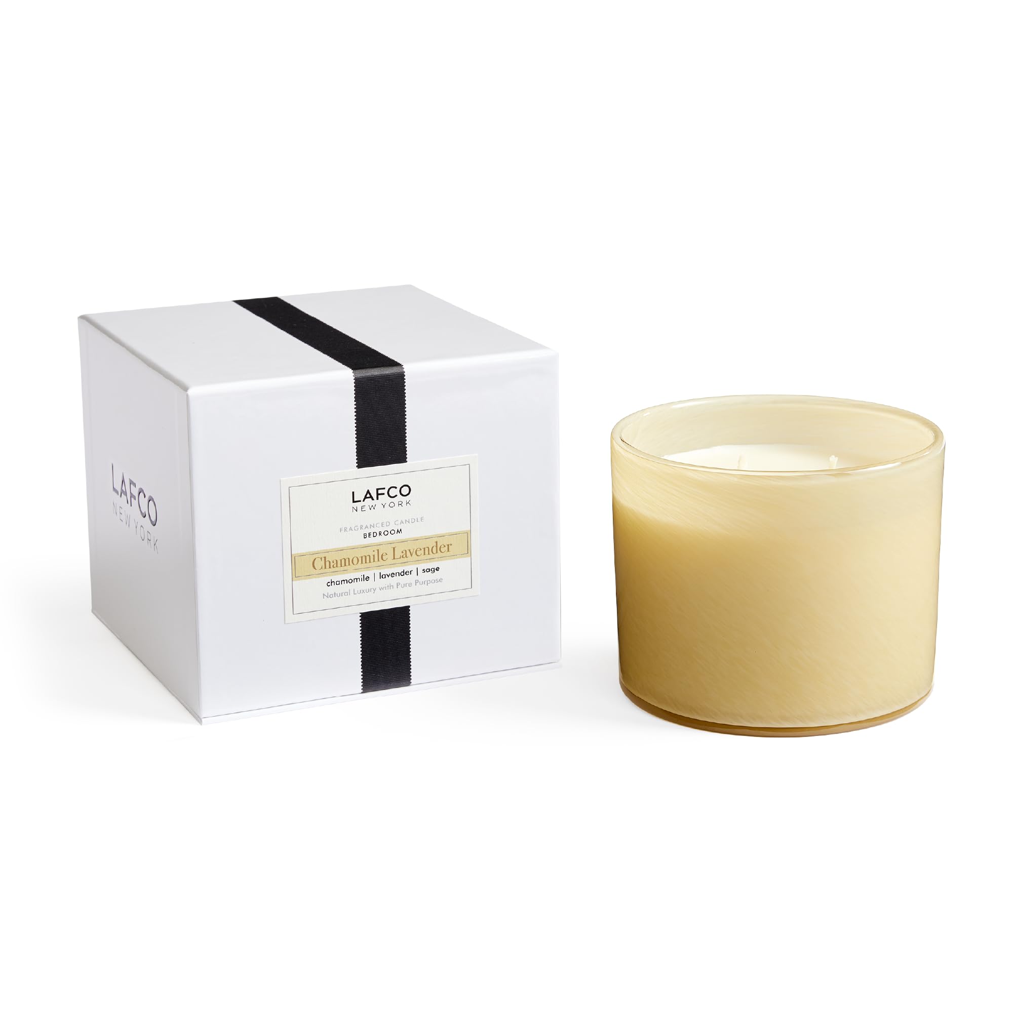 アロマグッズ LAFCO NEW YORK HOUSE &  Amazon.com : LAFCO New York 3-Wick Candle, Chamomile Lavender - 30
